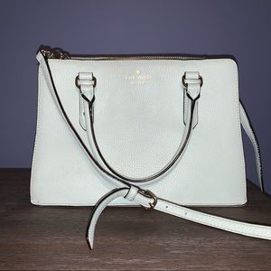 Kate Spade Mint Green/Blue Medium Satchel Bag.